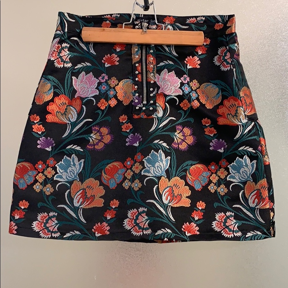 Sister Jane A Line Floral Print Skirt